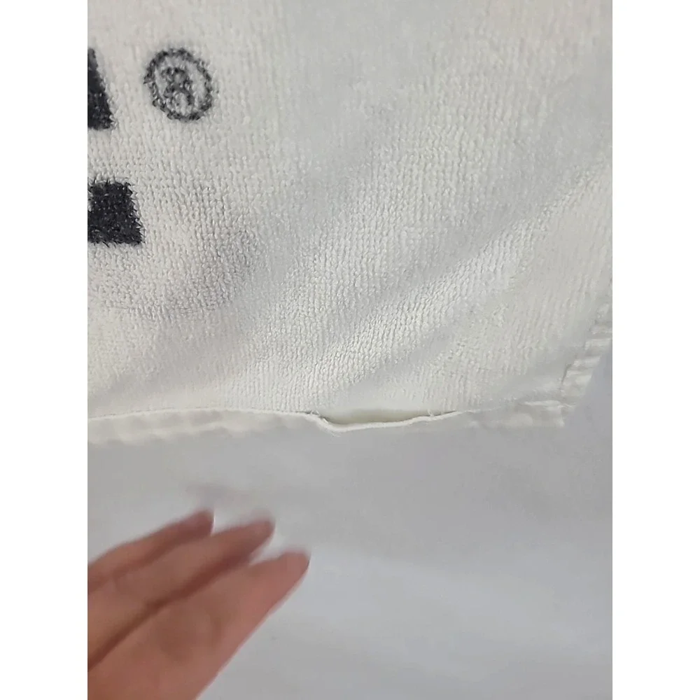 2 Vtg WinCraft Gatorade Towel Sideline Lightning Logo Spellout White Black